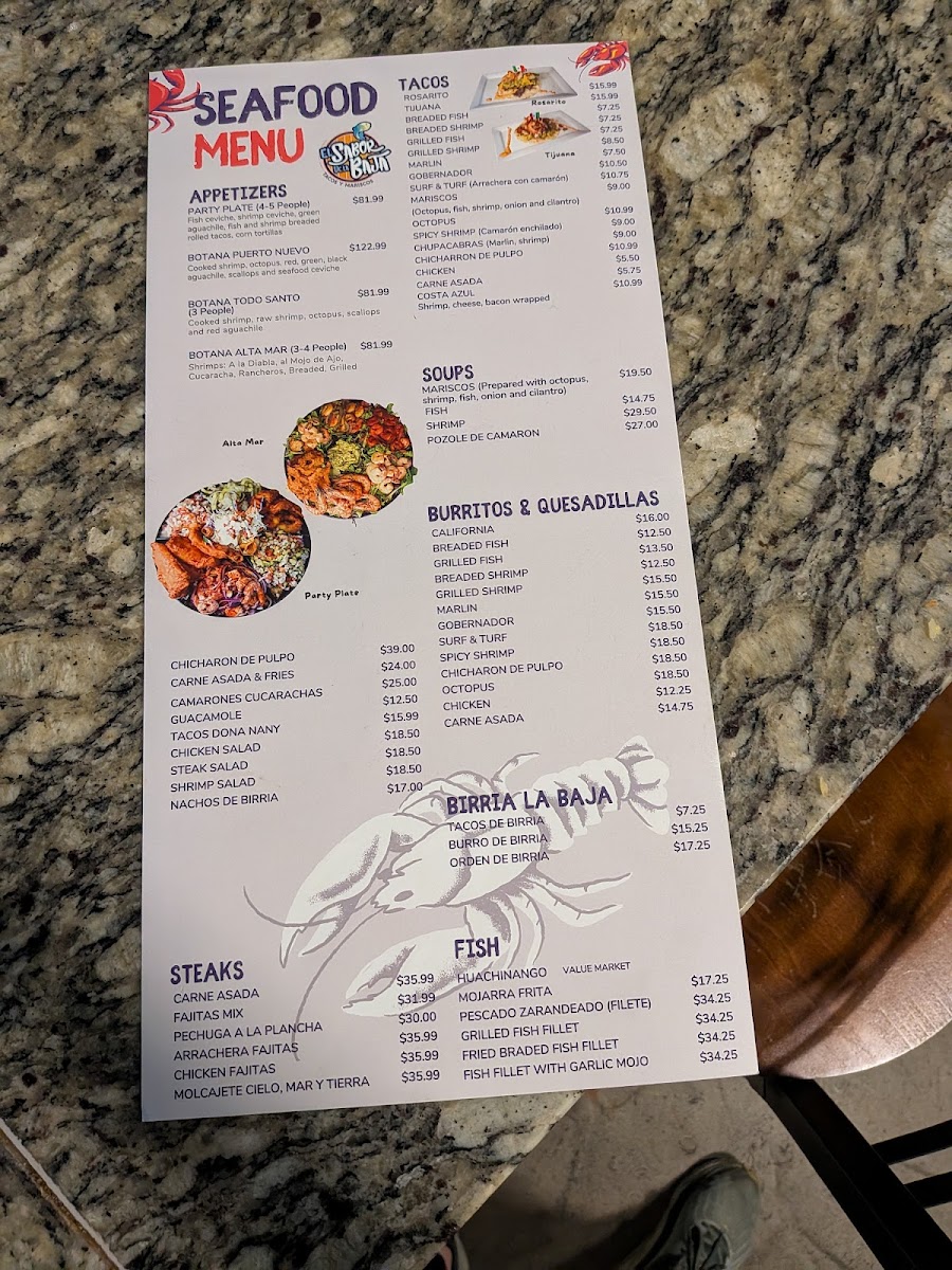 EL SABOR DE LA BAJA OKC Menu - Image 6